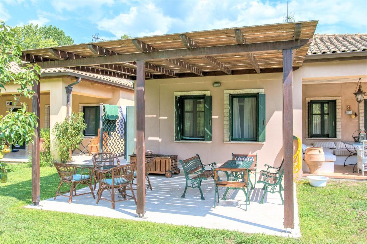 El Mar House Parga Villa Bagian luar foto